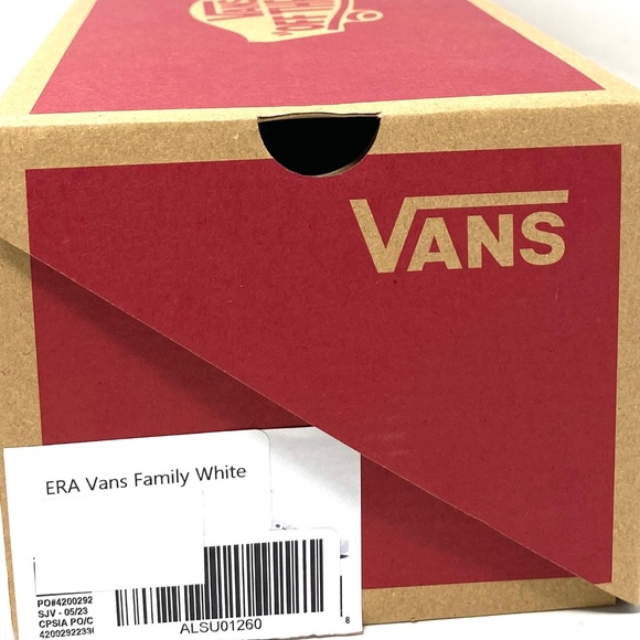 VANS Era Family Shoes Yellow White Canvas Sneakers Low Men Size Custom ALSU01260 - Picture 10 of 11